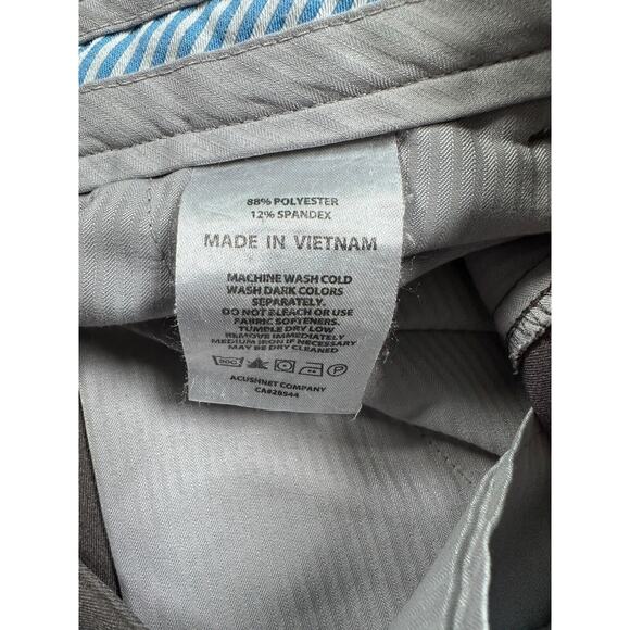 Footjoy Golf Pants Mens Size 36x34 (Fits 36x31) Grey Performance Business - Picture 7 of 9